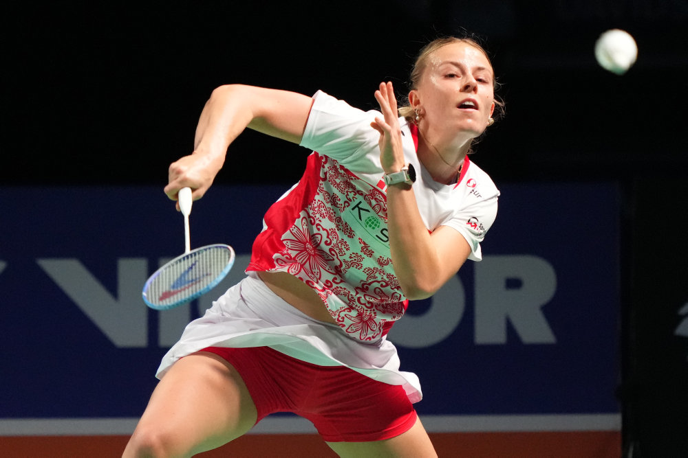 Dansk badmintonspiller misser hold-VM på grund af knæskade.